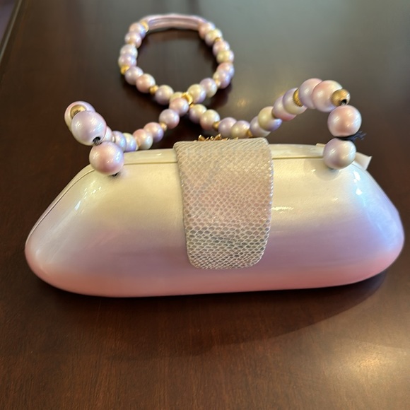 Timmy Woods Beverly Hills Light pink shoulder bag.   New - Picture 4 of 5